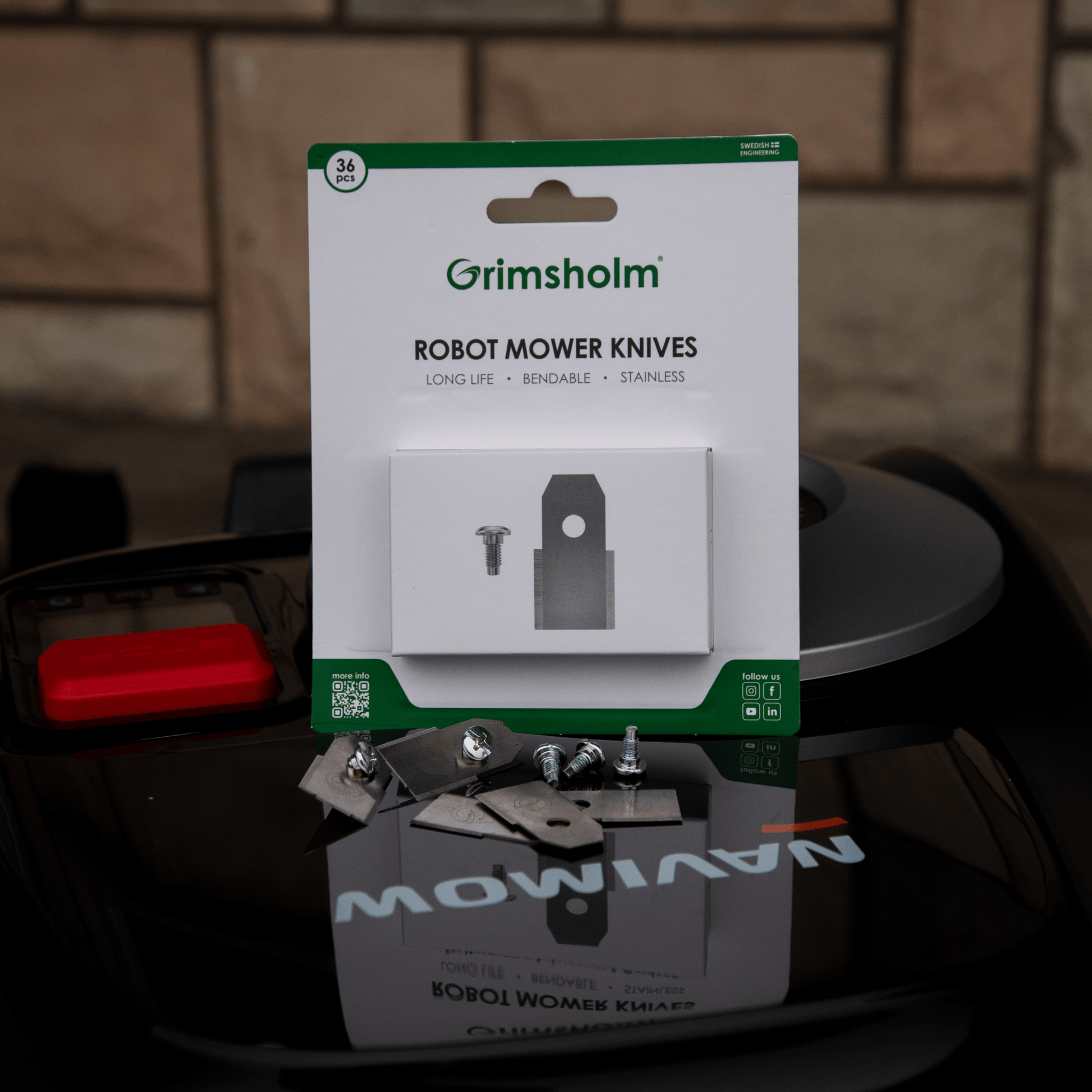 Ersatzklingen für Anthbot und Segway Mähroboter - Exact Designs