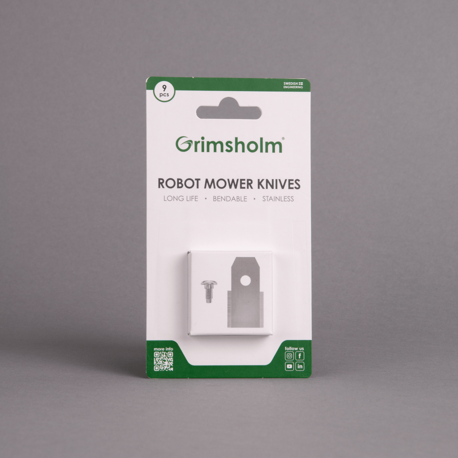 Ersatzklingen für Husqvarna Automower, Gardena & McCulloch Mähroboter - Exact Designs