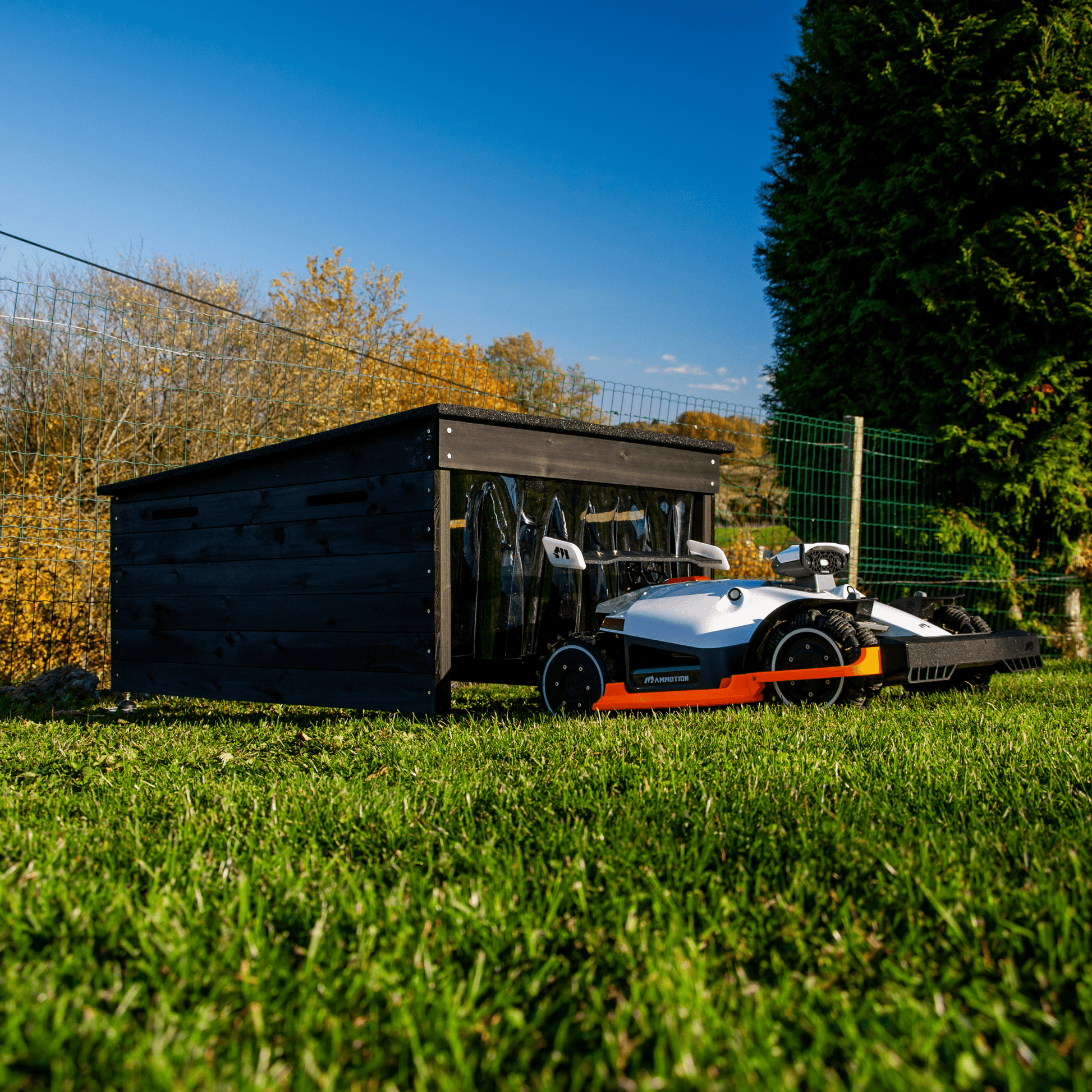 The Cube – Designer Robot Mower Garage - Exact Designs