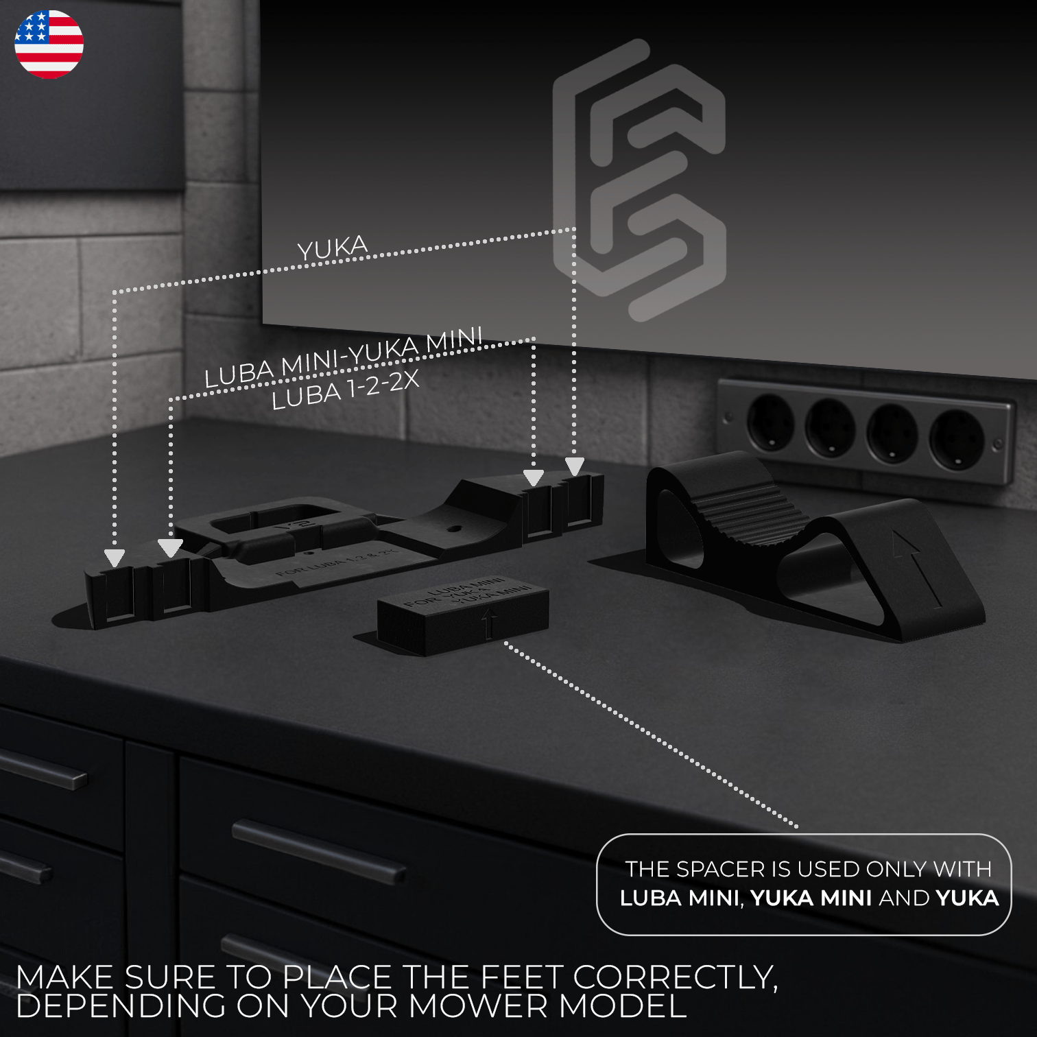 Universal - Ständer für Mammotion Mähroboter V2 - Exact Designs